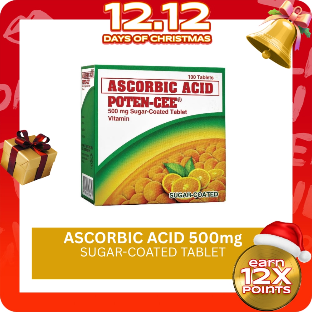 Ascorbic Acid 500mg 1 Sugar Coated Tablet