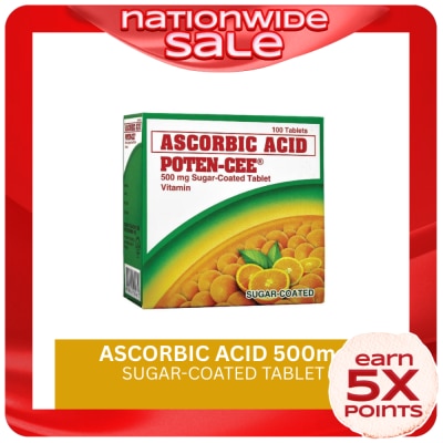 POTENCEE Ascorbic Acid 500mg 1 Sugar Coated Tablet