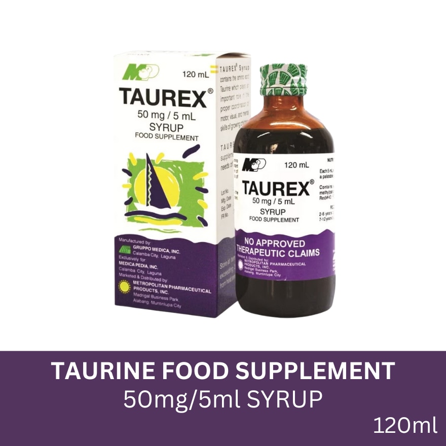 Taurine Food Supplement Syrup 120ml