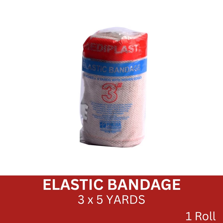 Elastic bandage 3 x 5 yards x 1 Roll