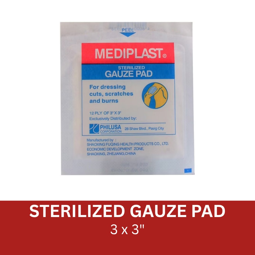 Sterilized Gauze Pads 3     x 3