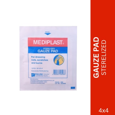 MEDIPLAST Sterilized Gauze Pads 4x4