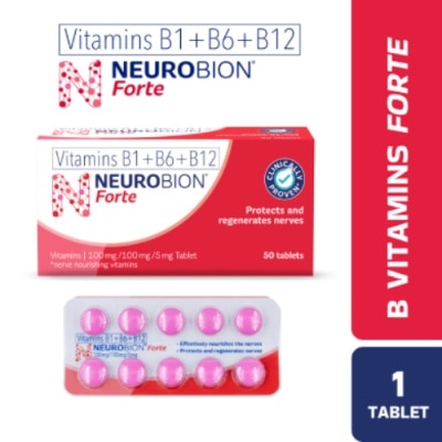 NEUROBION Forte B Vitamins (B1+B6+B12) Tablet 1s   Nerve Care