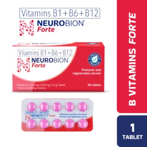 Forte B Vitamins (B1+B6+B12) Tablet 1s   Nerve Care