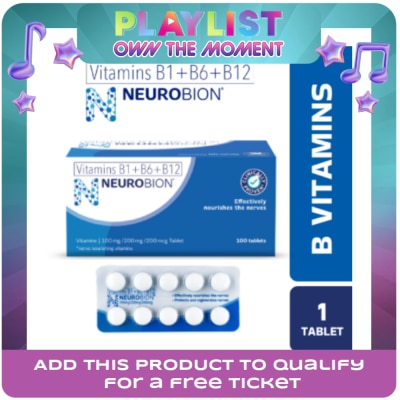 NEUROBION - B Vitamins (B1+B6+B12) Tablet 1s   Nerve Care