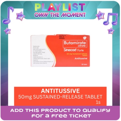 SINECOD - SINECOD SINECOD Butamirate Citrate 50mg Sold Per Piece