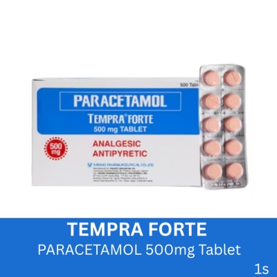 TEMPRA TEMPRA Tempra Forte 500mg Sold Per Piece (Paracetamol)