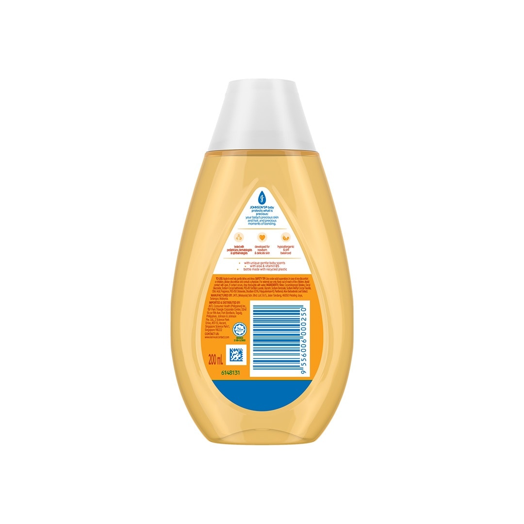 Johnson's Baby Shampoo 200ml - Baby Essentials, Baby Care, Shampoo for Kids