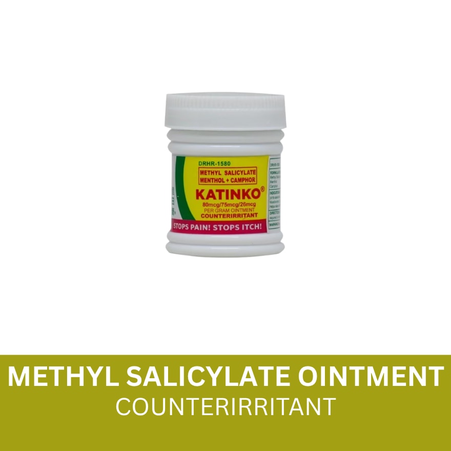 Methyl Salicylate Menthol + Camphor