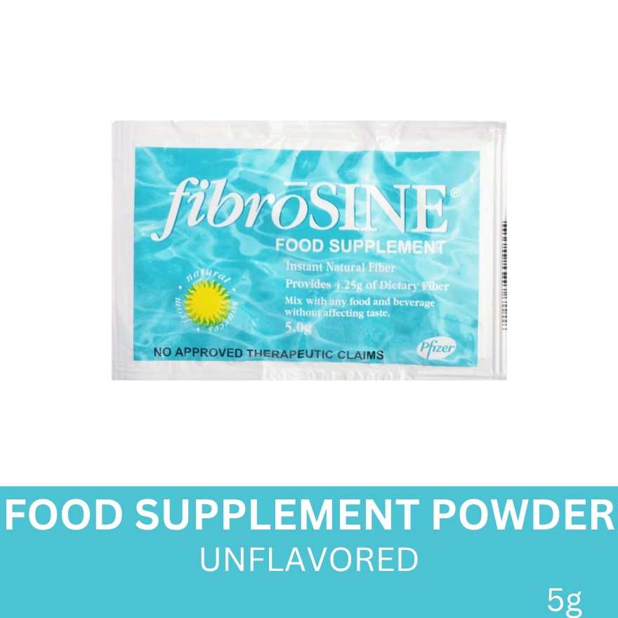 FIBROSINE Powder Unflavored 5g Sold Per Piece