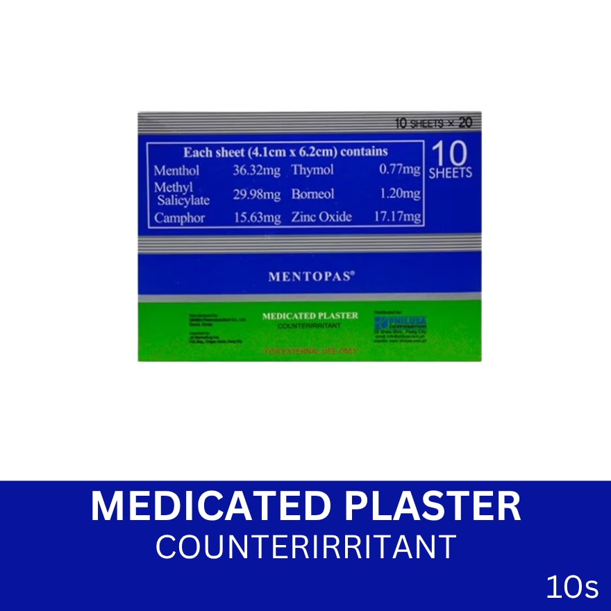 Medicated Plaster 10pcs/pack