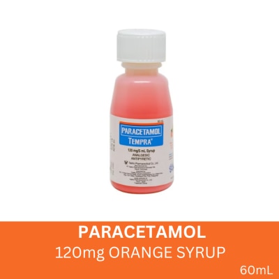 TEMPRA Tempra Orange Syrup 120mg 60ml