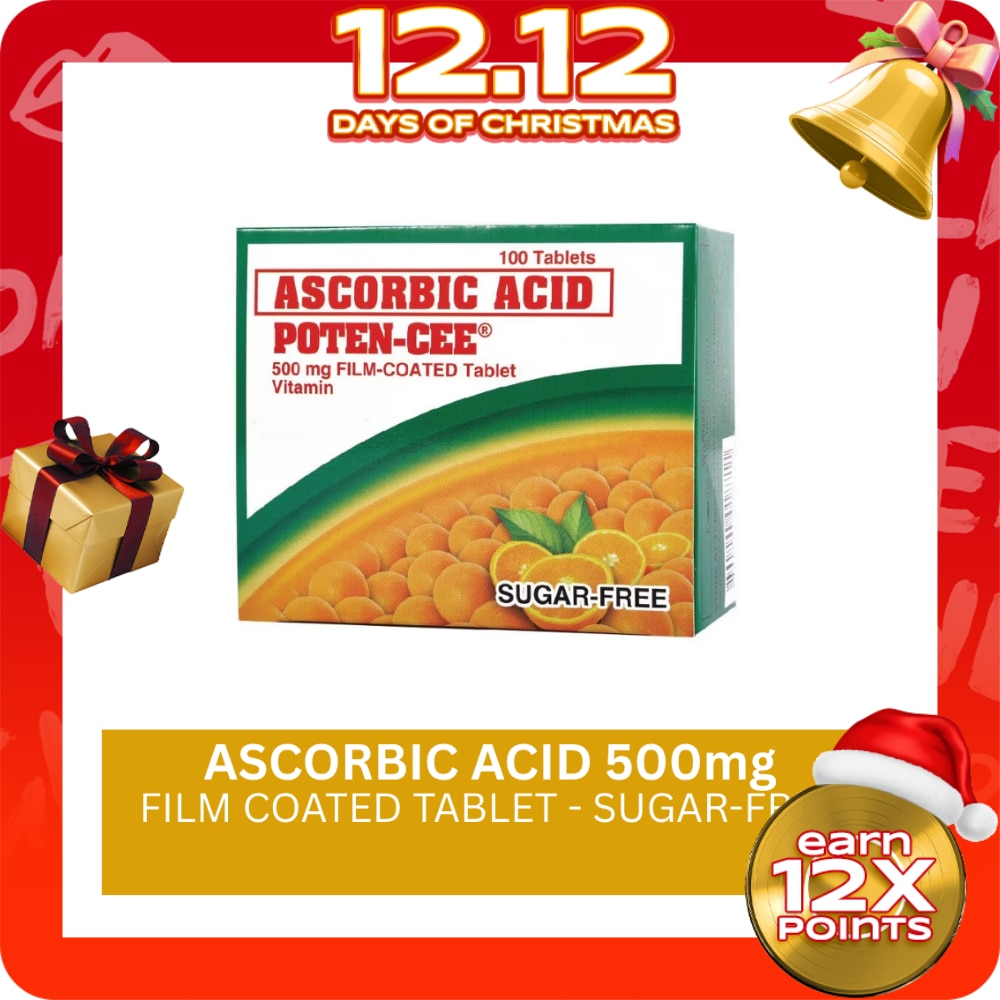 Potencee Ascorbic Acid 500mg 1 Sugar Free Tablet