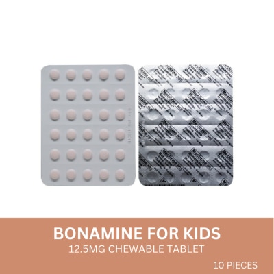 BONAMINE BONAMINE CHEW TABLET FOR KIDS 10 PIECES