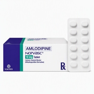 NORVASC - Norvasc 10mg Sold Per Piece [PRESCRIPTION REQUIRED] image