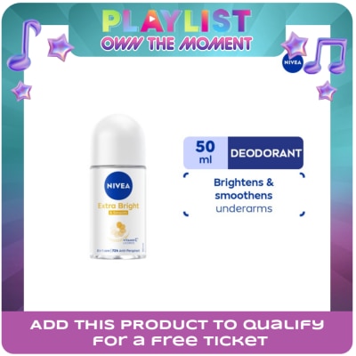 NIVEA - NIVEA Deodorant Brightening Anti-Perspirant Roll-On 50ml