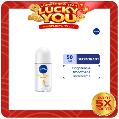 NIVEA NIVEA Deodorant Brightening Anti-Perspirant Roll-On 50ml