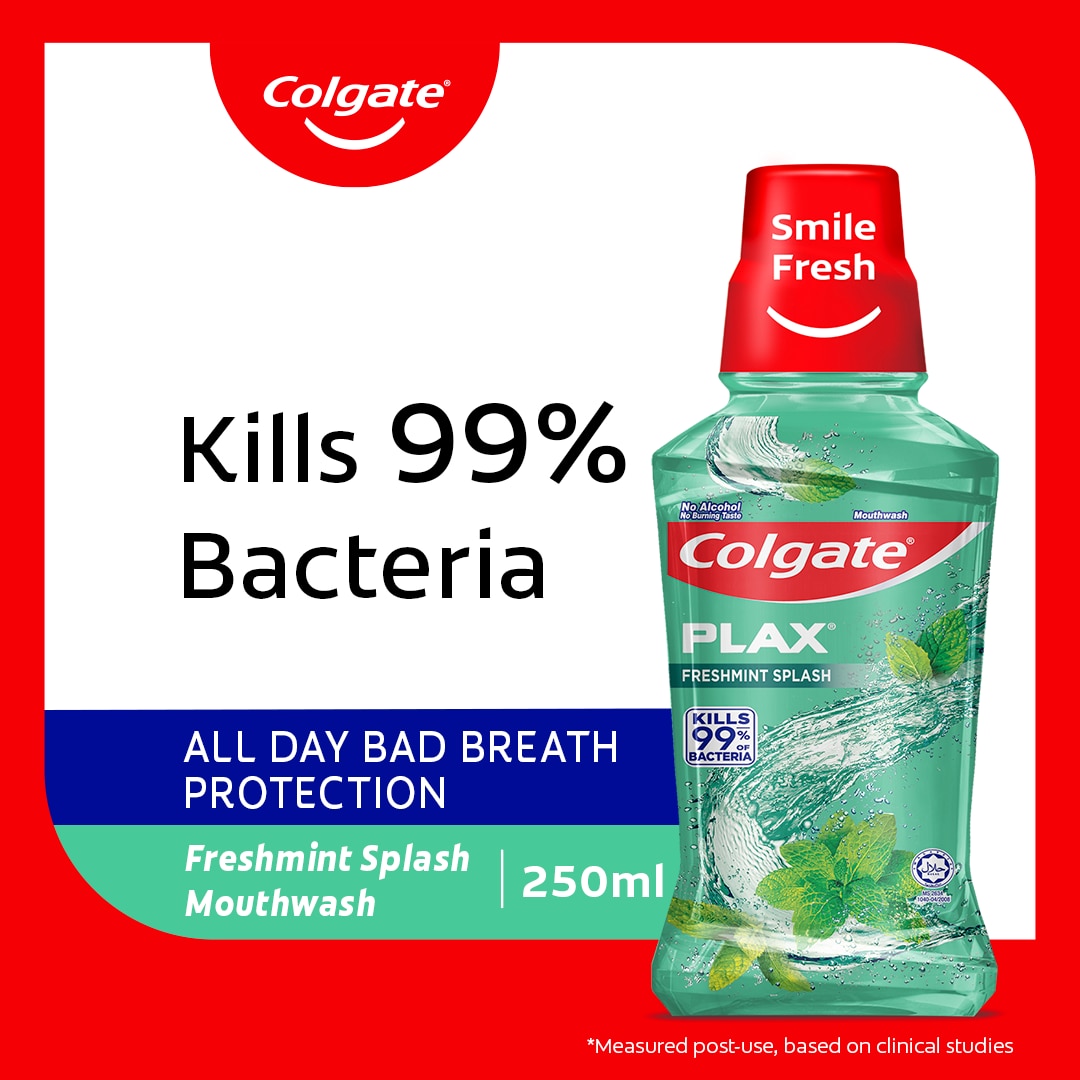 Plax Freshmint Splash AlcoholFree  Mouthwash 250ml