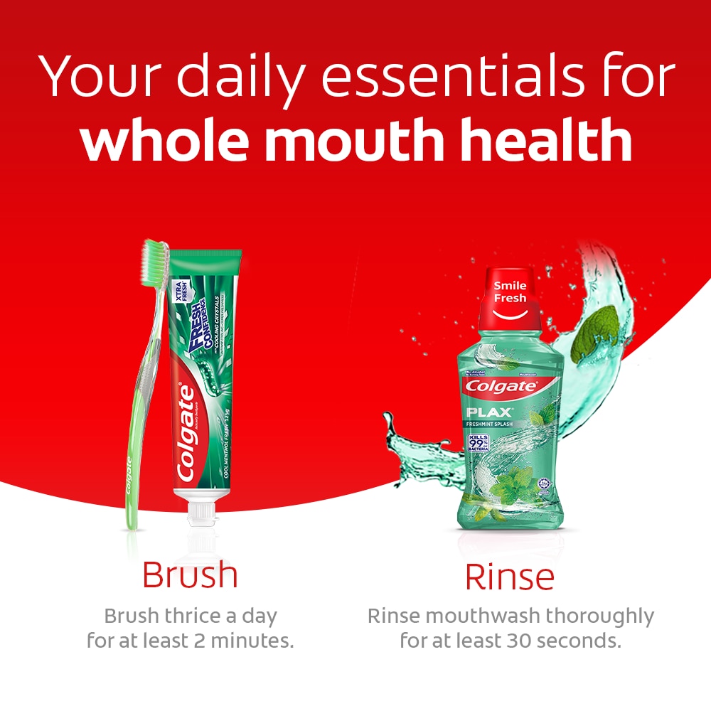 Plax Freshmint Splash AlcoholFree  Mouthwash 250ml
