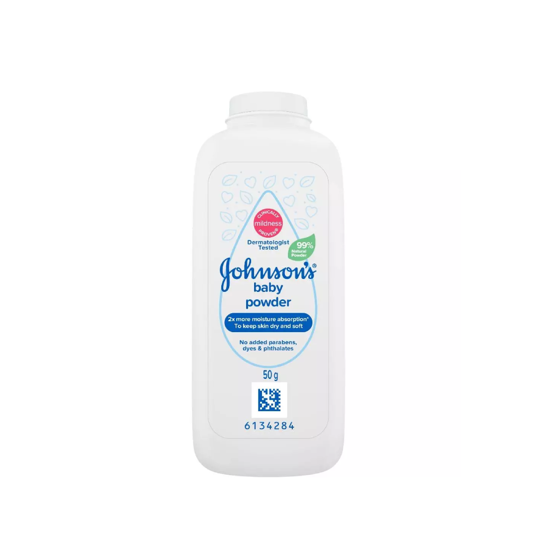 Johnson's Baby Powder 50g - Baby Essentials, Baby Care