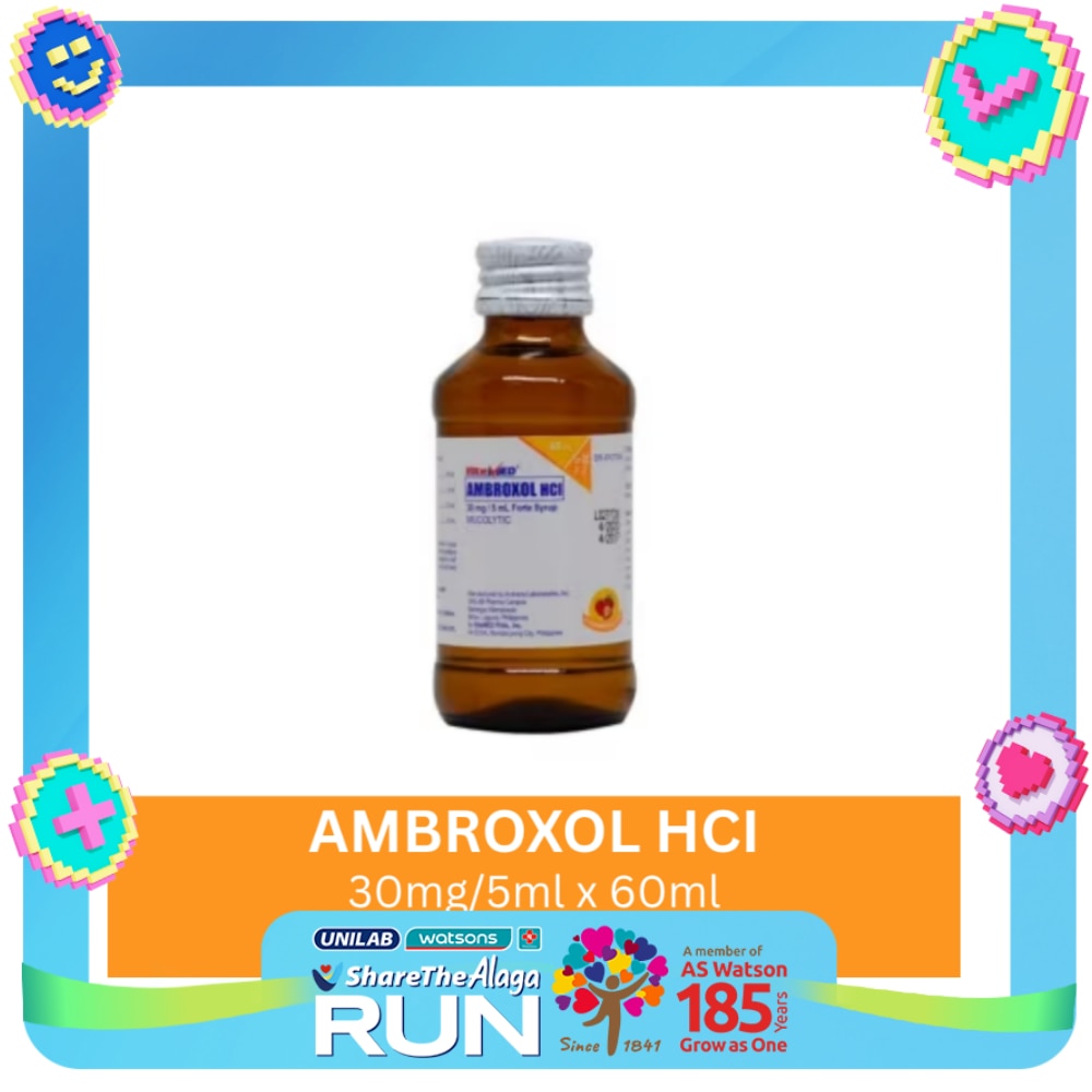 Ambroxol 30mg/5mL Syrup x60 mL
