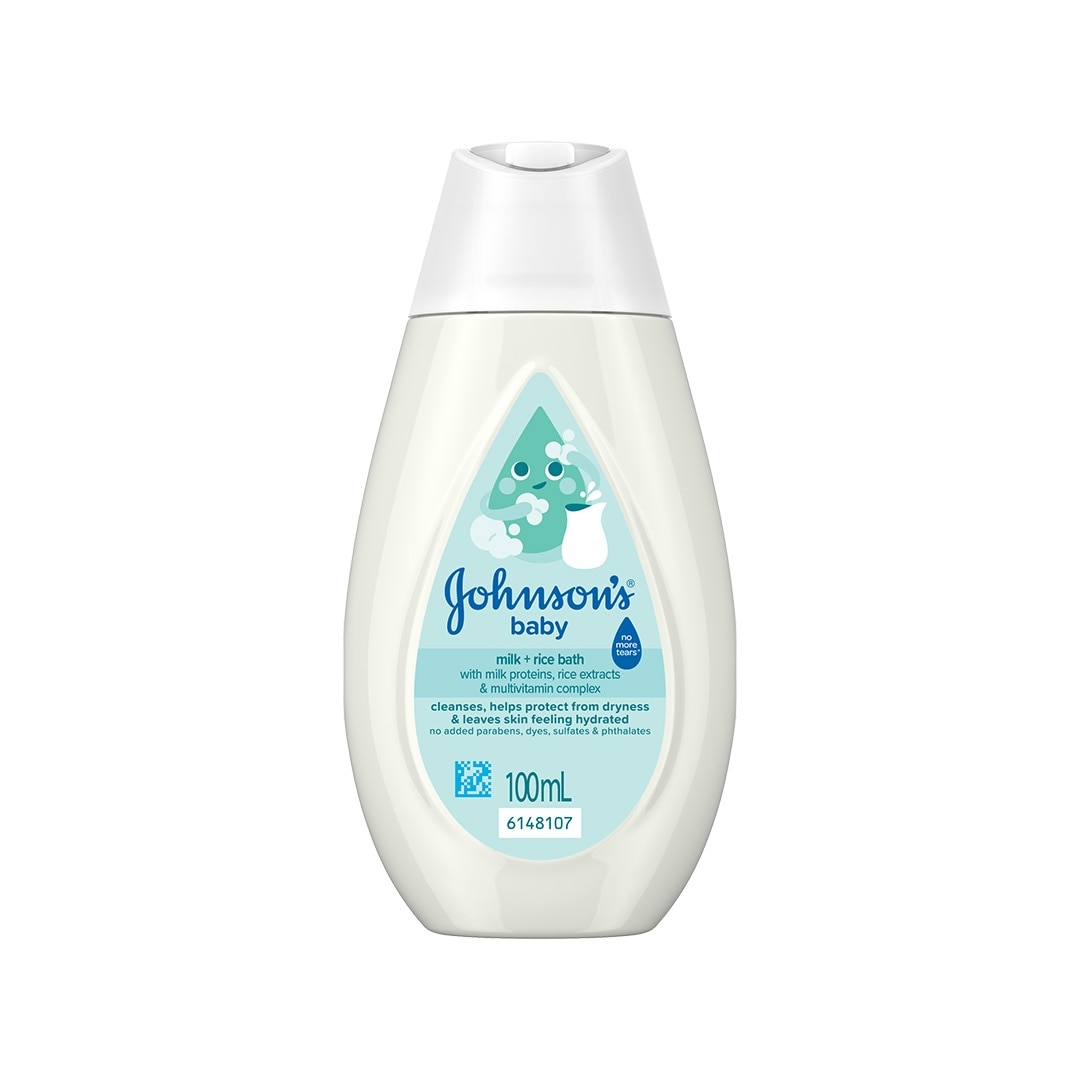 Johnson's Milk + Rice Baby Bath 100ml - Baby Essentials, Baby Care, Baby Wash, Body Wash For Baby