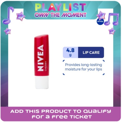 NIVEA - NIVEA Cherry Shine Lip Balm 4.8g