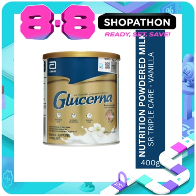GLUCERNA - Glucerna SR Triple Care Vanilla 400g - Powdered Milk - Adult Supplement image