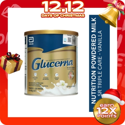 GLUCERNA Glucerna SR Triple Care Vanilla 400g - Powdered Milk - Adult Supplement