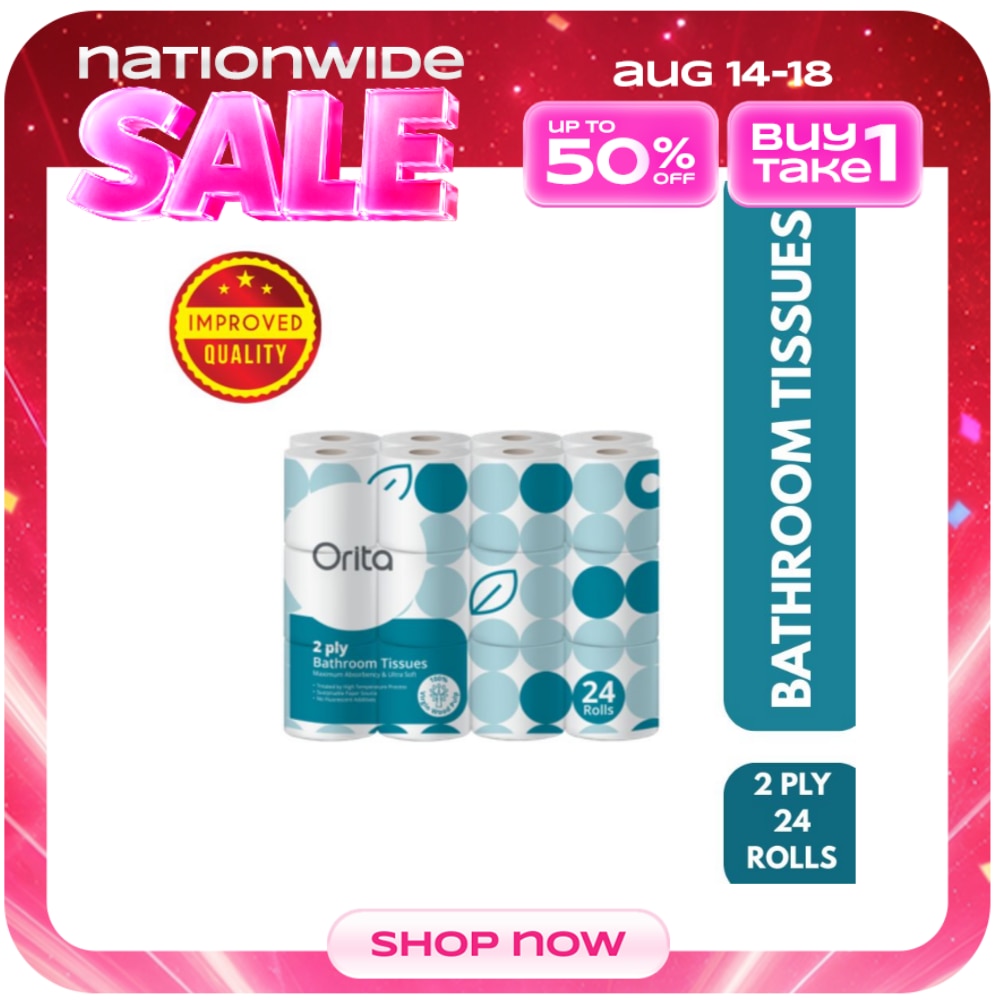 2-ply 24 Rolls Bathroom Tissue image