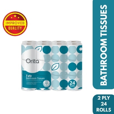 ORITA - 2-ply 24 Rolls Bathroom Tissue image