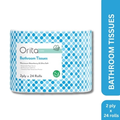 ORITA 2-ply 24 Rolls Bathroom Tissue