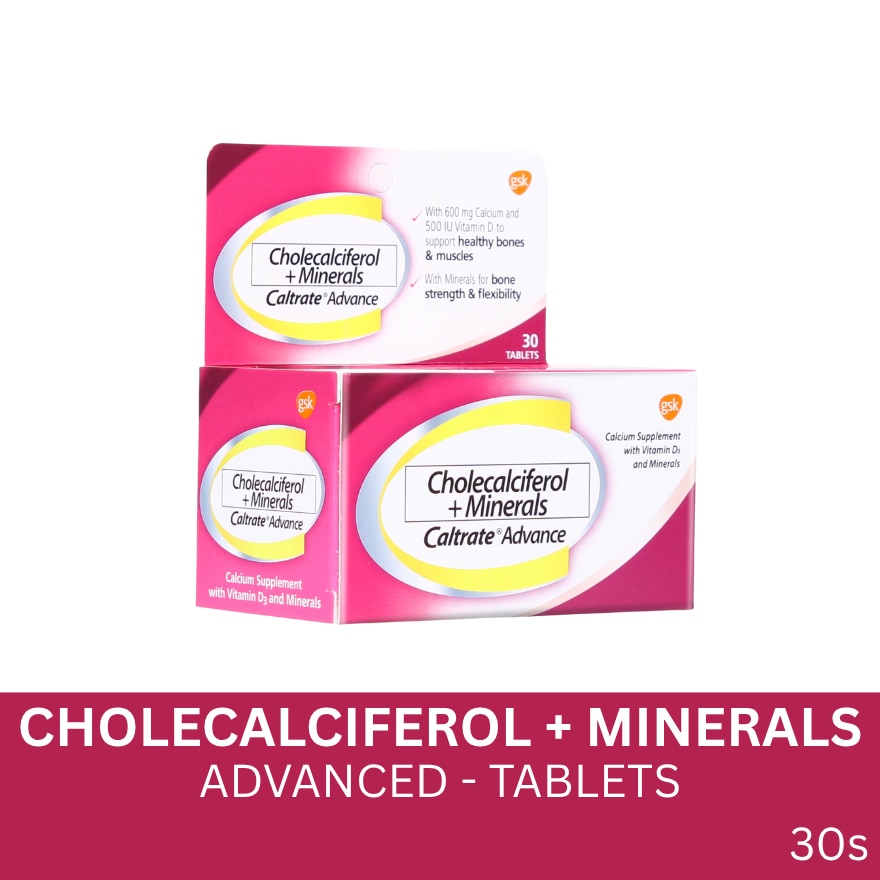CALTRATE Advance 30 Tablets Bottle