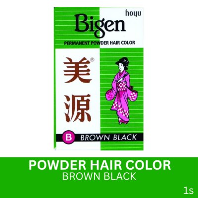BIGEN Powder Hair Dye Brown Black
