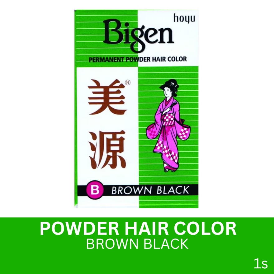 Powder Hair Dye Brown Black