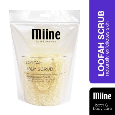 MIINE Loofa Body Scrub 1pc Exfoliating Body Polisher