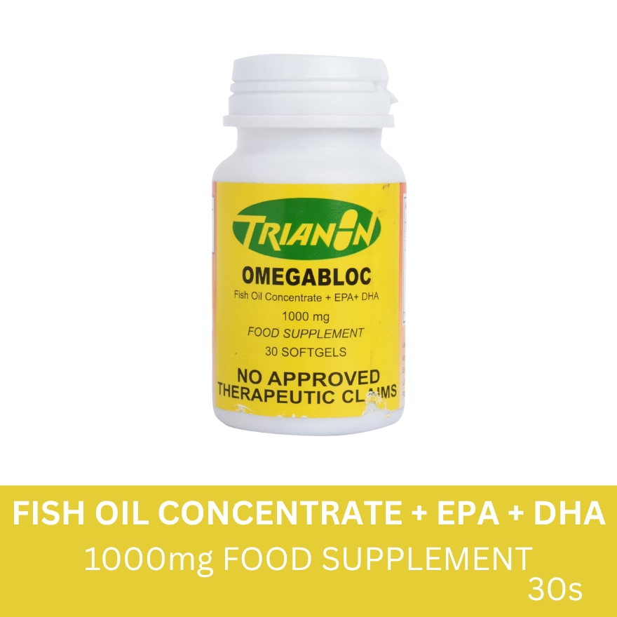 Fish Oil Concentrate + EPA + DHA 100mg Food Supplements
