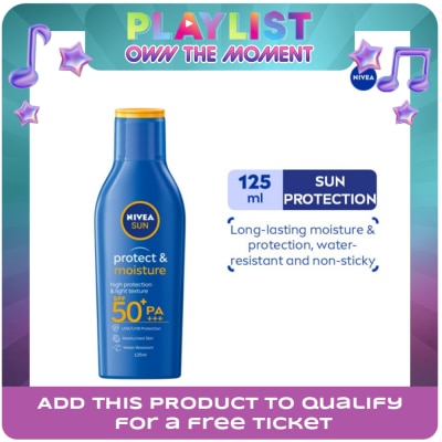 NIVEA - Sun Protect & Moisture Lotion with SPF 50 125ml