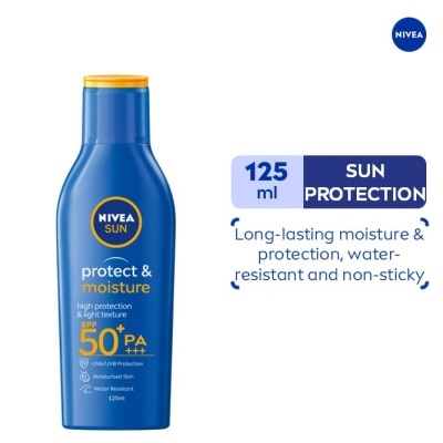 NIVEA Sun Protect & Moisture Lotion with SPF 50 125ml