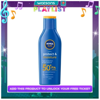 NIVEA Sun Protect & Moisture Lotion with SPF 50 125ml