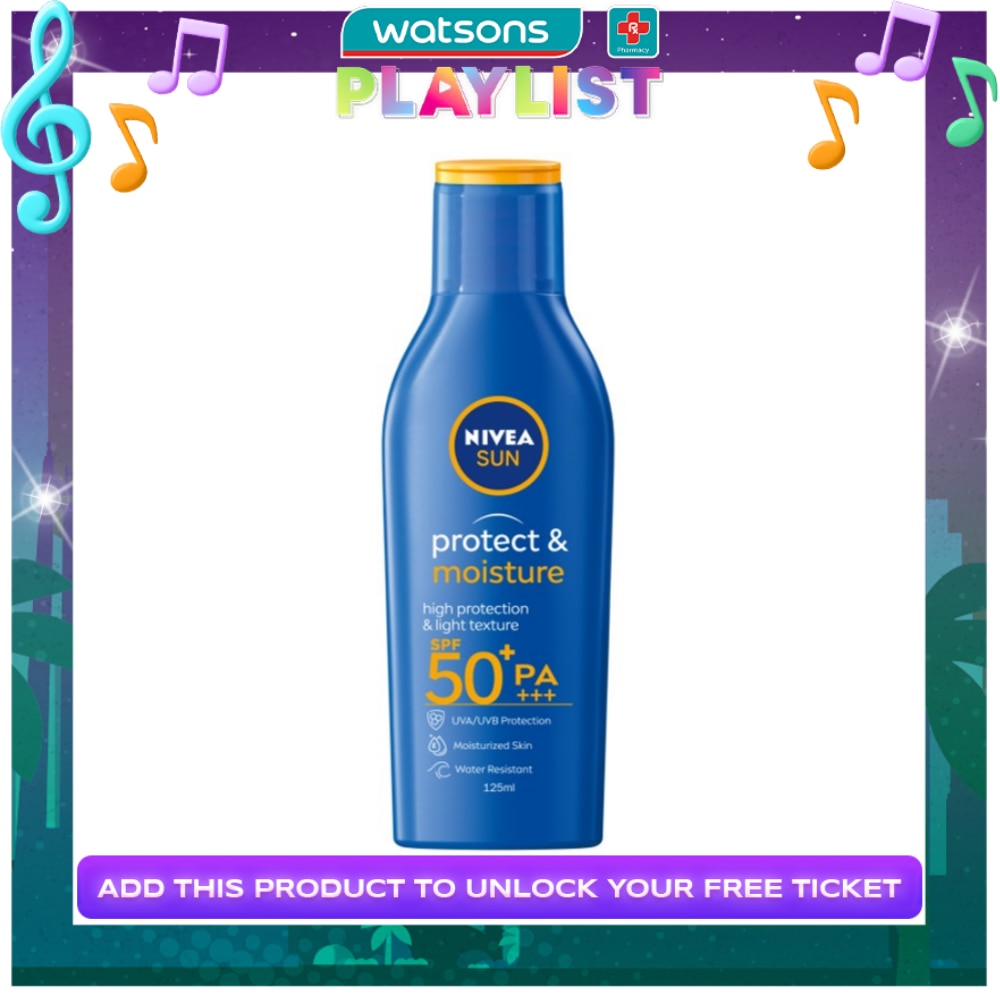 Sun Protect & Moisture Lotion with SPF 50 125ml