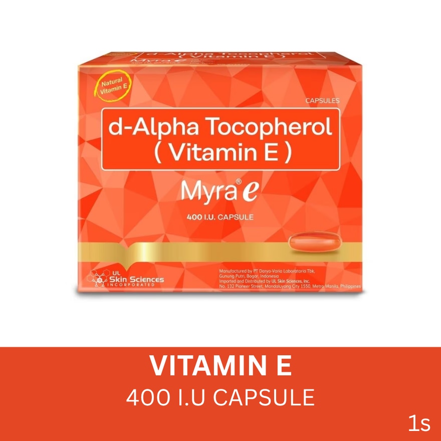 MYRA E Vitamin E 400 IU Sold Per Piece