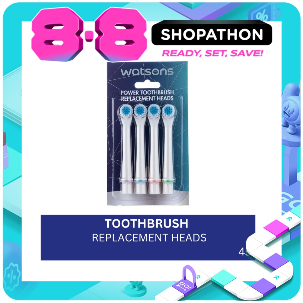 Power Toothbrush Replacement Heads 4 pieces image