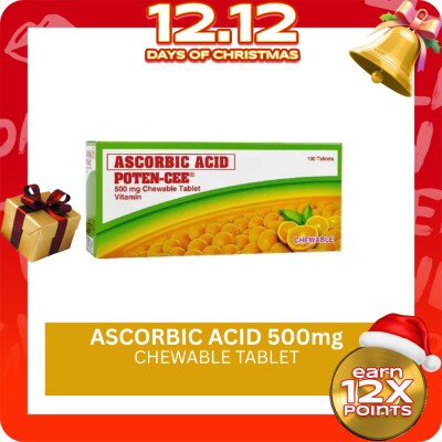 POTENCEE POTENCEE Ascorbic Acid 500mg Chewable Tablet Sold Per Piece