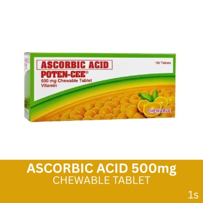 POTENCEE POTENCEE Ascorbic Acid 500mg Chewable Tablet Sold Per Piece