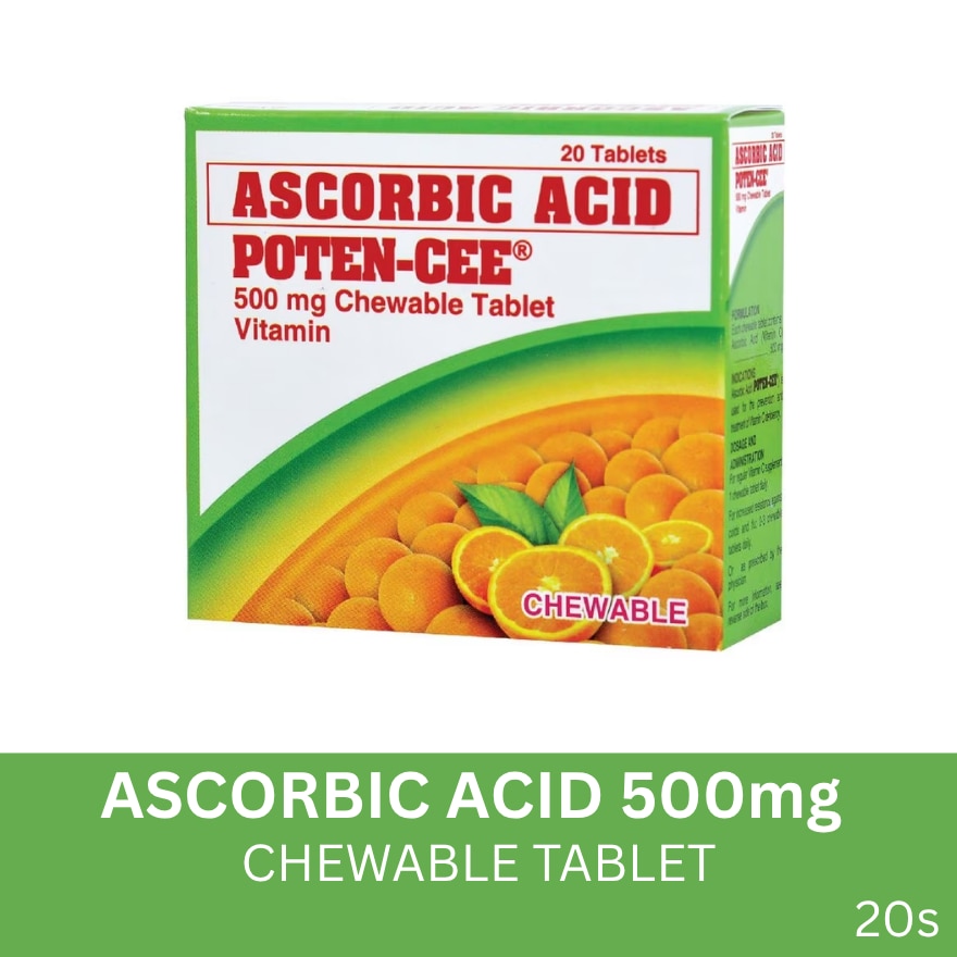 Ascorbic acid 20 Chewable Tablets