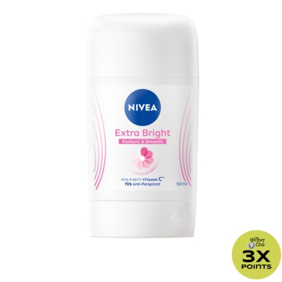 NIVEA NIVEA Deodorant Extra Brightening Anti-Perspirant Stick 40ml