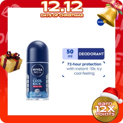 NIVEA Men Deodorant Cool Kick Anti-Perspirant Roll-on 50ml