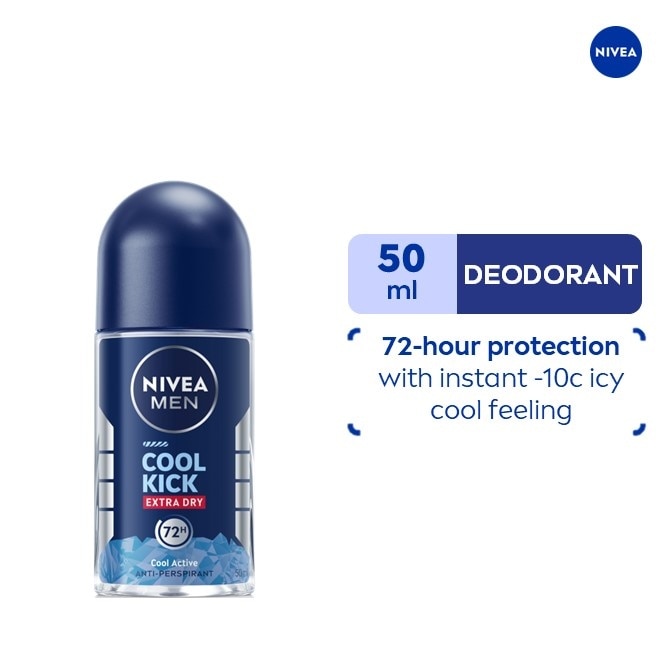 Men Deodorant Cool Kick Anti-Perspirant Roll-on 50ml