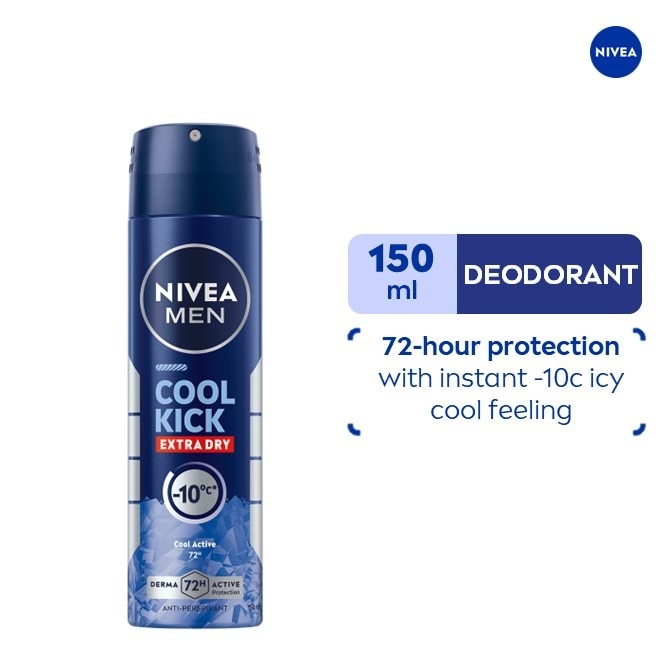 Men Deodorant Cool Kick Anti-Perspirant Spray 150ml
